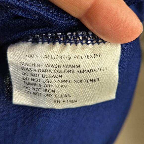 PATAGONIA Performance Base Layer Blue Long Sleeve Shirt Size M - Picture 6 of 6